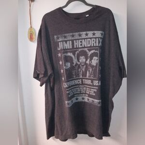 Jimi Hendrix 1968 Tour Men's Short Sleeve Shirt